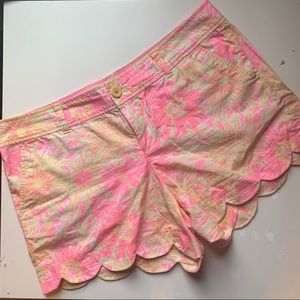 Size 12 Lilly Pulitzer Buttercup shorts